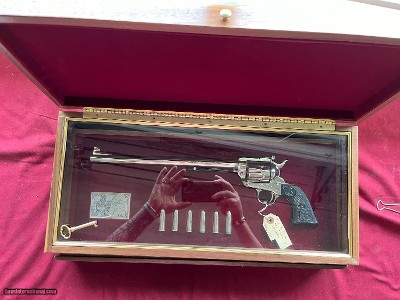 COLT SINGLE ACTION NED BUNTLINE COMMEMORATIVE REVOLVER 45LC WITH DISPLAY ~ SALE $2650.00 ~ - Image 2 of 13
