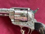 U.S.F.A. SINGE ACTION ARMY REVOLVER
44 SPECIAL - CUSTOM ENGRAVED - BUFFALO HORN GRIPS - 3 of 21