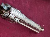 U.S.F.A. SINGE ACTION ARMY REVOLVER
44 SPECIAL - CUSTOM ENGRAVED - BUFFALO HORN GRIPS - 10 of 21