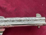 U.S.F.A. SINGE ACTION ARMY REVOLVER  44 SPECIAL / 44 RUSSIAN- CUSTOM ENGRAVED - BUFFALO HORN GRIPS - 9 of 18