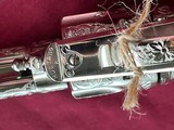U.S.F.A. SINGE ACTION ARMY REVOLVER  44 SPECIAL / 44 RUSSIAN- CUSTOM ENGRAVED - BUFFALO HORN GRIPS - 14 of 18