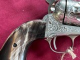 U.S.F.A. SINGE ACTION ARMY REVOLVER  44 SPECIAL / 44 RUSSIAN- CUSTOM ENGRAVED - BUFFALO HORN GRIPS - 8 of 18