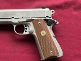 COLT SERIES 70 1911 SEMI AUTOPISTO SATIN NICKLE 45ACP - 5 of 13