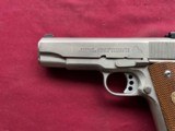 COLT SERIES 70 1911 SEMI AUTOPISTO SATIN NICKLE 45ACP - 4 of 13