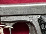 COLT MODEL 1908 VEST POCKET SEMI AUTO PISTOL 25ACP ~ SER# 45 ~ - 2 of 7