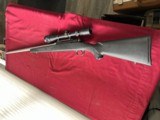 SAVAGE MODEL 12 BOLT ACTION RIFLE 223 STAINLESS- FLUTED HEAVY BARREL - 7 of 14