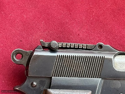 sale $3200.00 ~ WWII GERMAN NAZI BROWNING HI POWER 9MM W/ TANGANT SIGHT - Image 7 of 18