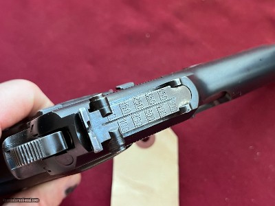 sale $3200.00 ~ WWII GERMAN NAZI BROWNING HI POWER 9MM W/ TANGANT SIGHT - Image 13 of 18