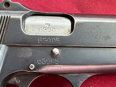 sale $3200.00 ~ WWII GERMAN NAZI BROWNING HI POWER 9MM W/ TANGANT SIGHT - Image 5 of 18