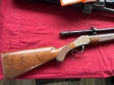 BROWNING MODEL 1885 HIGH WALL HEAVY BARREL RIFLE 40-65 - 3 of 22