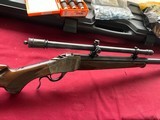 BROWNING MODEL 1885 HIGH WALL HEAVY BARREL RIFLE 40-65 - 6 of 22