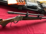 BROWNING MODEL 1885 HIGH WALL HEAVY BARREL RIFLE 40-65 - 7 of 22
