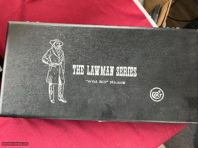 COLT SINGLE ACTION ARMY REVOLVER LAWMAN SERIES ~ WILD BILL HICKOK ~45LC MADE IN 1969 ~ Sale $3250.00 - Image 8 of 10