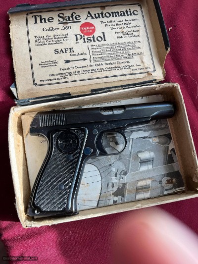 REMINGTON MODEL 51 SEMI AUTO PISTOL 380 ACP WITH BOX