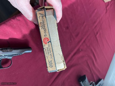 REMINGTON MODEL 51 SEMI AUTO PISTOL 380 ACP WITH BOX - Image 15 of 17