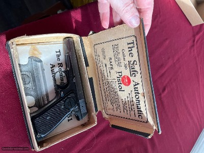 REMINGTON MODEL 51 SEMI AUTO PISTOL 380 ACP WITH BOX - Image 17 of 17