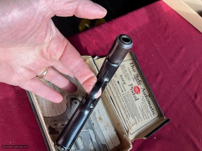 REMINGTON MODEL 51 SEMI AUTO PISTOL 380 ACP WITH BOX - Image 11 of 17