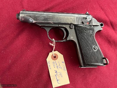 WWII WALTHER PP SEMI AUTO WARTIME PISTOL 32ACP