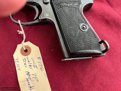WWII WALTHER PP SEMI AUTO WARTIME PISTOL 32ACP ~ Sale $1500.00 - Image 5 of 17