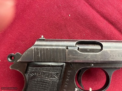 WWII WALTHER PP SEMI AUTO WARTIME PISTOL 32ACP ~ Sale $1500.00 - Image 8 of 17
