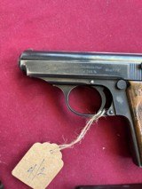 WARTIME GERMAN WALTHER PPK SEMI AUTO PISTOL 7.65mm EAGLE OVER N - 3 of 14