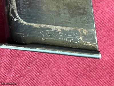 WARTIME GERMAN WALTHER PPK SEMI AUTO PISTOL 7.65mm EAGLE OVER N - Image 13 of 14