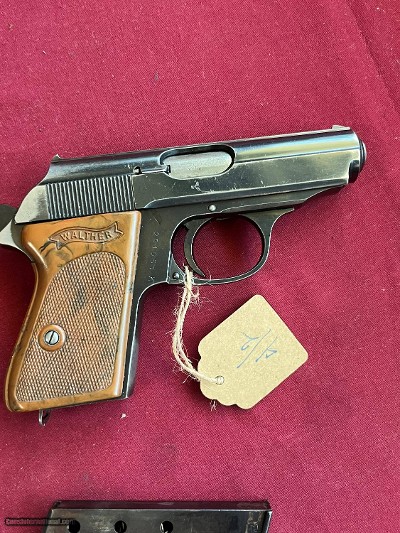 WARTIME GERMAN WALTHER PPK SEMI AUTO PISTOL 7.65mm EAGLE OVER N - Image 6 of 14