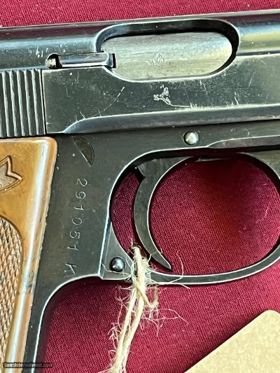 WARTIME GERMAN WALTHER PPK SEMI AUTO PISTOL 7.65mm EAGLE OVER N - Image 7 of 14