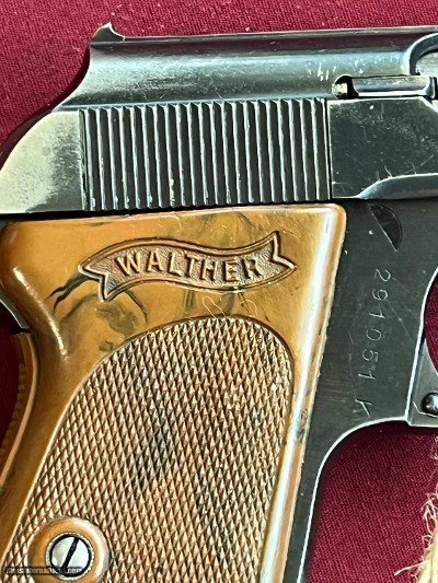 WARTIME GERMAN WALTHER PPK SEMI AUTO PISTOL 7.65mm EAGLE OVER N - Image 8 of 14