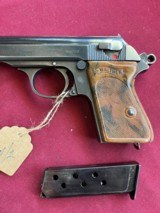 WARTIME GERMAN WALTHER PPK SEMI AUTO PISTOL 7.65mm EAGLE OVER N - 2 of 14