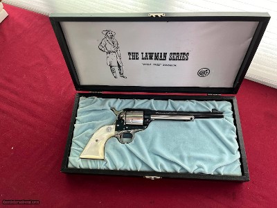 COLT SINGLE ACTION ARMY REVOLVER LAWMAN SERIES ~ WILD BILL HICKOK ~ 45LC MADE IN 1969