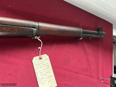 SPRINGFIELD M1 GARAND RIFLE 30-06 INTERESTING GARAND 0-65 USMC - Image 4 of 20
