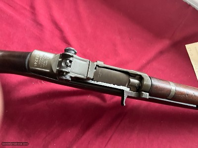 SPRINGFIELD M1 GARAND RIFLE 30-06 INTERESTING GARAND 0-65 USMC - Image 9 of 20