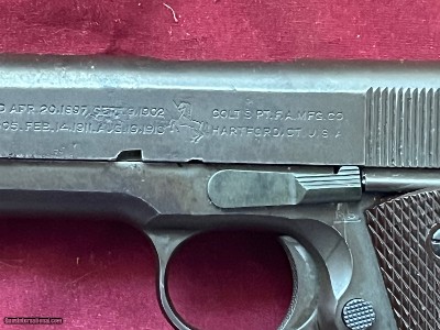 COLT 1911A1 SEMI AUTO PISTOL 45ACP U.S. ARMY R.S. INSPECTED MADE 1941 - Image 9 of 20