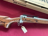SAVAGE MODEL 12 VLP - DBM BOLT ACTION RIFLE STAINLESS 223 REM - 1 of 16
