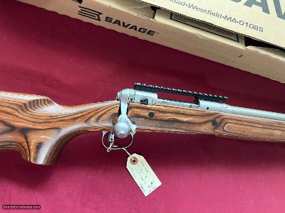 SAVAGE MODEL 12 VLP - DBM BOLT ACTION RIFLE STAINLESS 223 REM