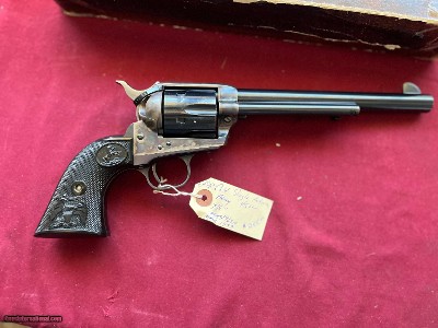 COLT SINGLE ACTION ARMY REVOLVER 45 LC ~EARLY 3RD GEN MADE 1977 ~ - Image 3 of 22