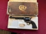 COLT SINGLE ACTION ARMY REVOLVER 45 LC ~EARLY 3RD GEN MADE 1977 ~ - 5 of 22