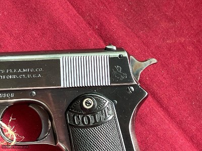 SALE ~ COLT MODEL 1903 SEMI AUTO PISTOL CALIBRE 38 RIMLESS ~ MADE IN 1925 ~ - Image 4 of 10