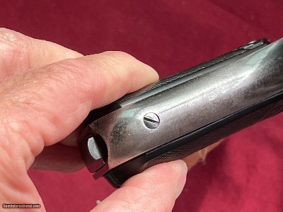 SALE ~ COLT MODEL 1903 SEMI AUTO PISTOL CALIBRE 38 RIMLESS ~ MADE IN 1925 ~ - Image 9 of 10