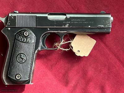 SALE ~ COLT MODEL 1903 SEMI AUTO PISTOL CALIBRE 38 RIMLESS ~ MADE IN 1925 ~
