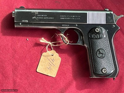 SALE ~ COLT MODEL 1903 SEMI AUTO PISTOL CALIBRE 38 RIMLESS ~ MADE IN 1925 ~ - Image 2 of 10