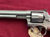 SMITH & WESSON MODEL 686-1 STAINLESS 357 MAGNUM 8 3/8