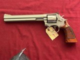 SMITH & WESSON MODEL 686-1 STAINLESS 357 MAGNUM 8 3/8