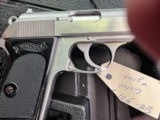WALTHER STAINLESS PPK SEMI AUTO PISTOL 380 ACP - 4 of 9