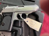 WALTHER STAINLESS PPK SEMI AUTO PISTOL 380 ACP - 3 of 9