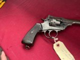 WEBLEY MARK VI MILITARY REVOLVER 455 ELEY / 45ACP - 4 of 16