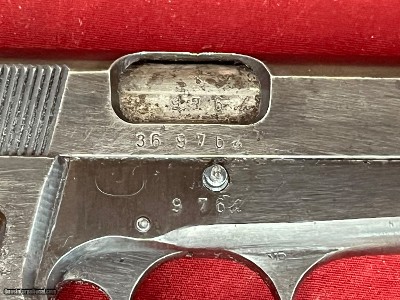 WWII GERMAN NAZIHI POWER 9MM SEMI AUTO PISTOL - Image 6 of 18