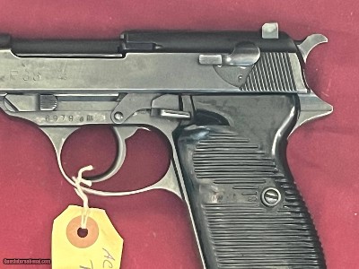 WWII GERMAN WALTHER AC43 P38 SEMI AUTO PISTOL 9MM - Image 5 of 25