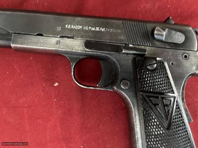 GERMAN WWII F.B. RADOM VIS MODE 35SEMI AUTO PISTOL 9MM - Image 9 of 19